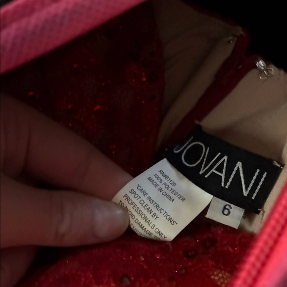 Jovani Red Prom Dress - Picture 7 of 7